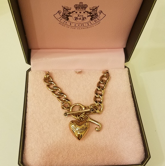 juicy couture gold necklace
